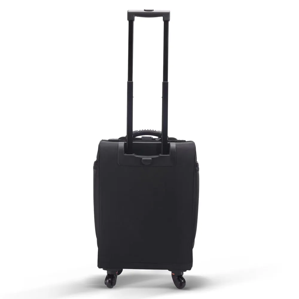 002# Nylon Trolley Makeup Bag with Pouch Black