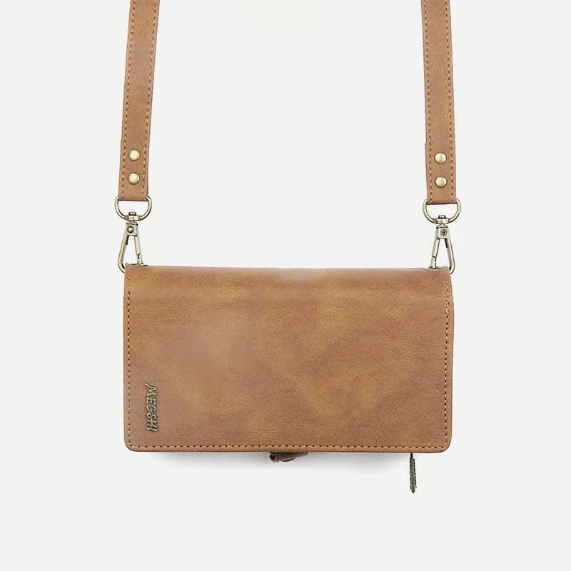 2 IN 1 Phone Bag Wallet Case for iPhone with Crossbody Strap