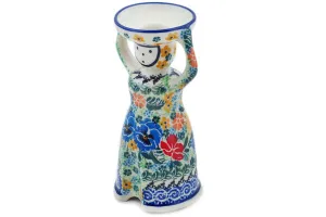 6" Candle Holder - Vibrant Bouquet