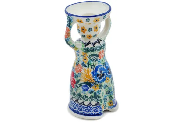 6" Candle Holder - Vibrant Bouquet