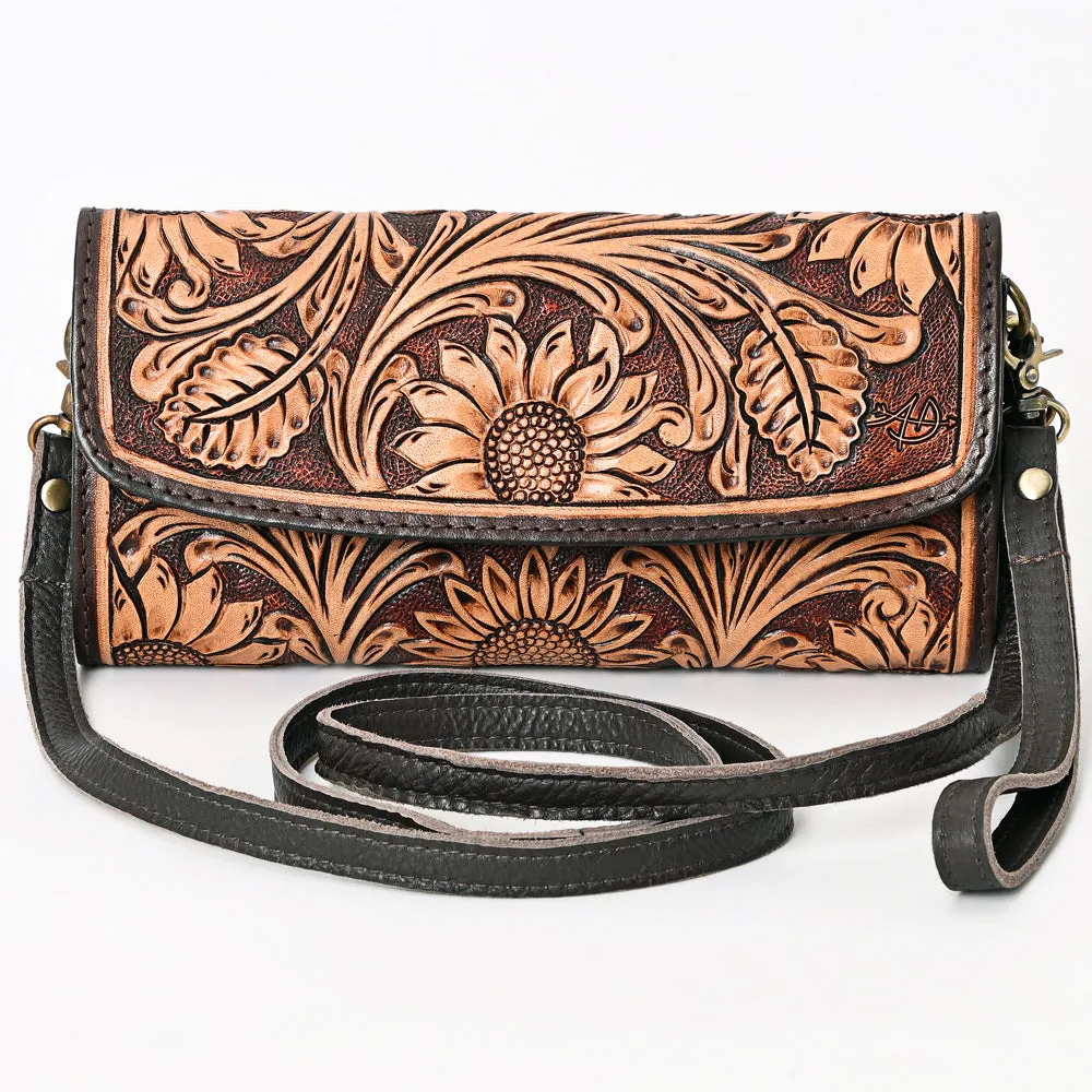 ADBGA362 American Darling Hand Tooled Genuine Leather Women Bag Western Handbag Purse