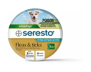 ADVANTAGE SERESTO PUPPIES/DOGS UP TO 8KG