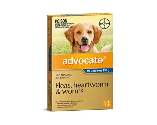 ADVOCATE DOG OVER 25KG 1PK