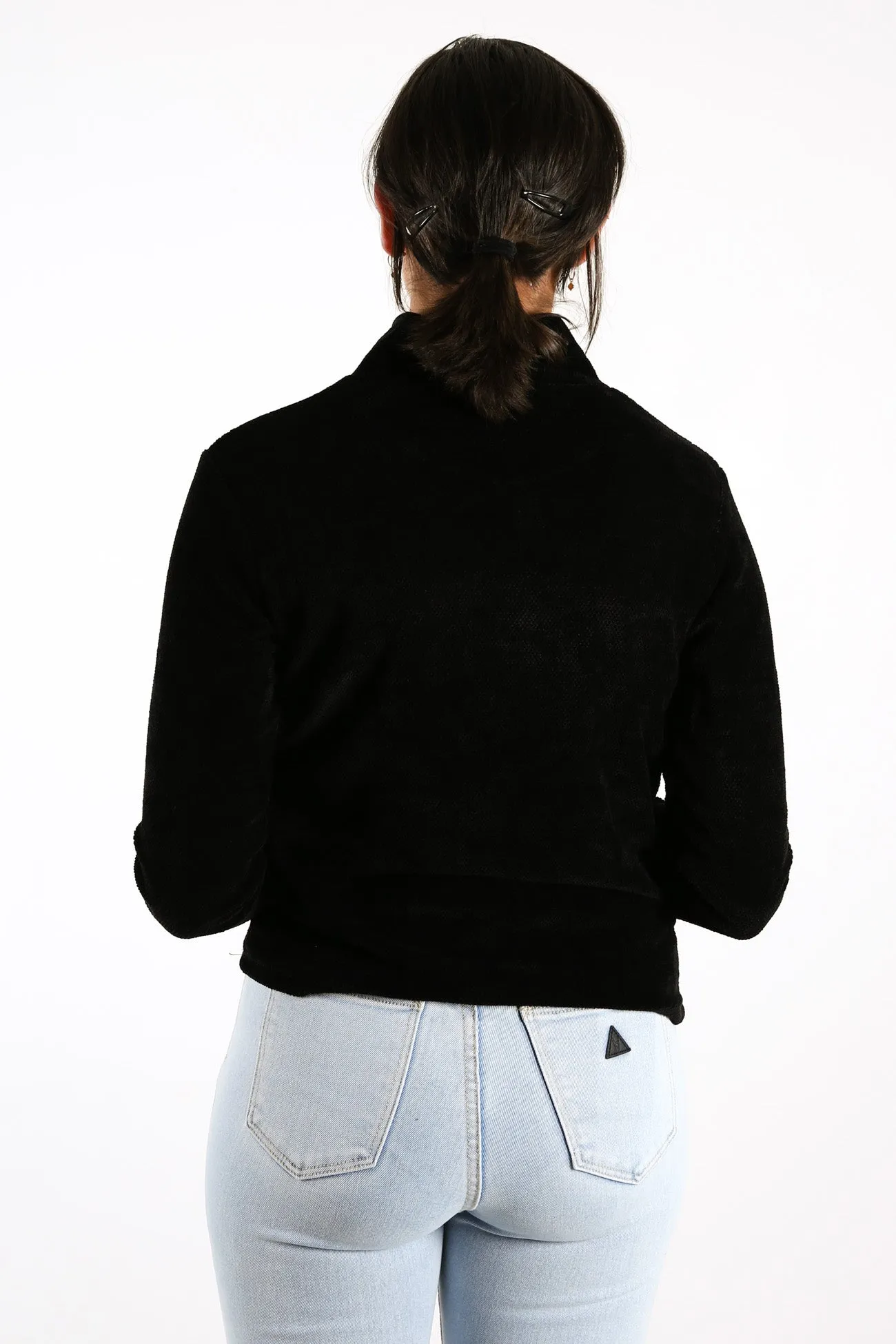 All Yours Long Sleeve Top Black