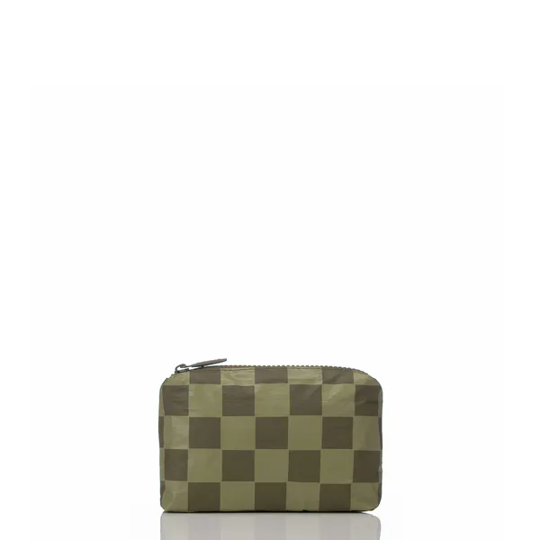 Aloha Checkered Mini Pouch