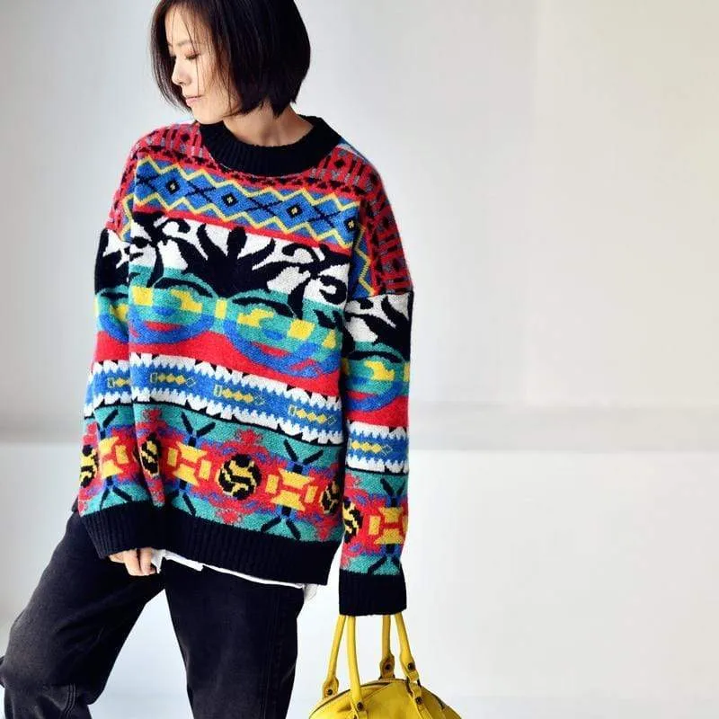 Artful Tribe Vibrant Sweater