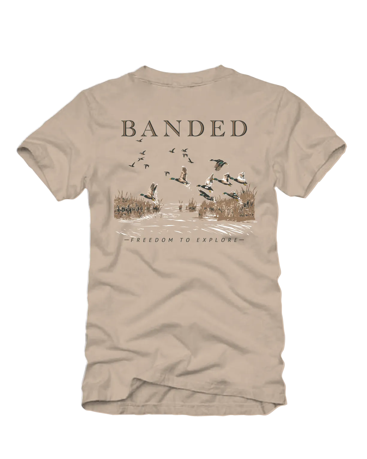 Banded Flying Mallards Short Sleeve Tee