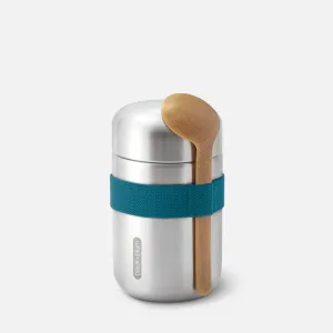 Black Blum Insulated Flask - Leak Proof Stainless Steel Food Flask 400ml | Ocean