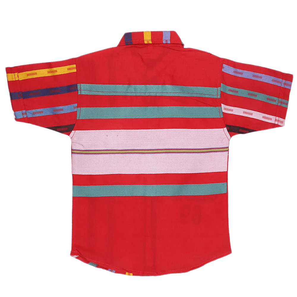 Boys Casual Shirt - Red