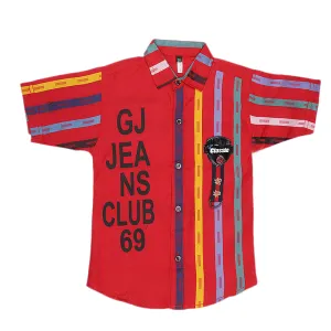 Boys Casual Shirt - Red
