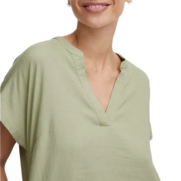 b.young vestito da donna con scollo a V Byfalakka 20811336 160213 tè