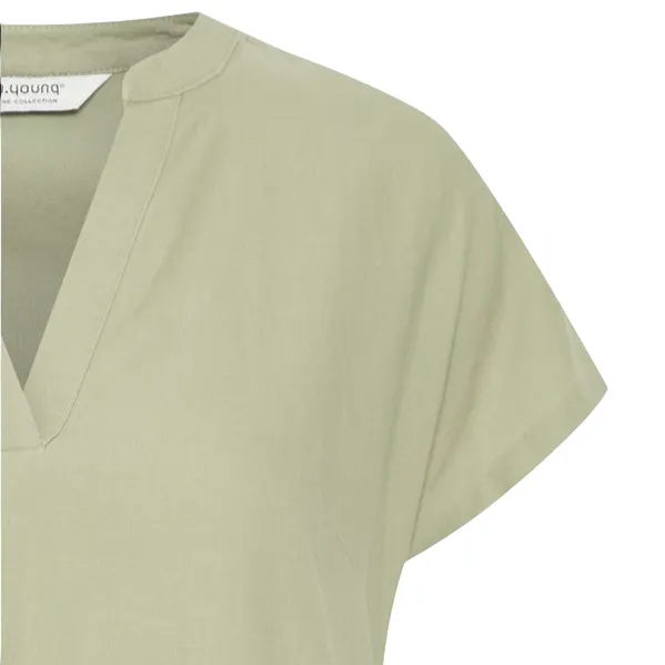 b.young vestito da donna con scollo a V Byfalakka 20811336 160213 tè