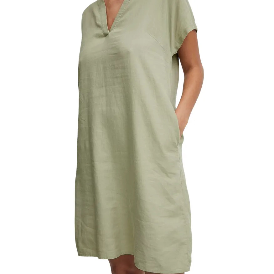 b.young vestito da donna con scollo a V Byfalakka 20811336 160213 tè