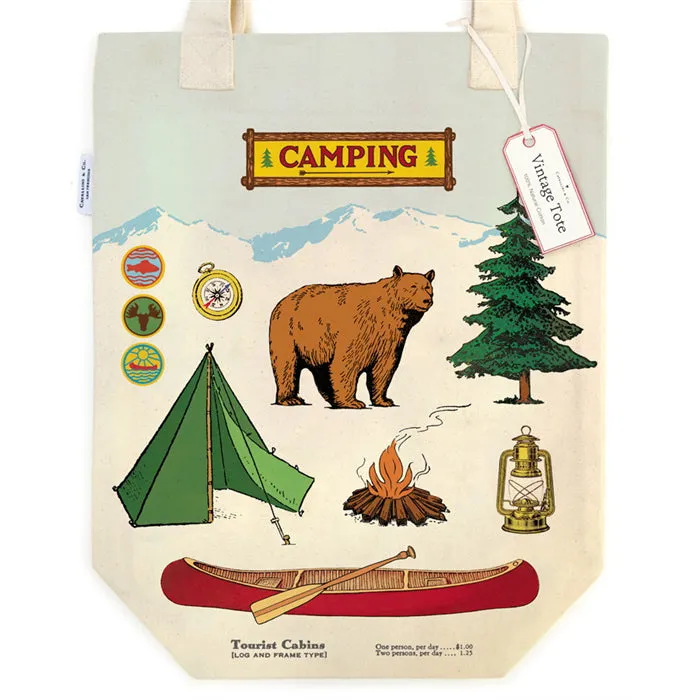 Camping Tote Bag