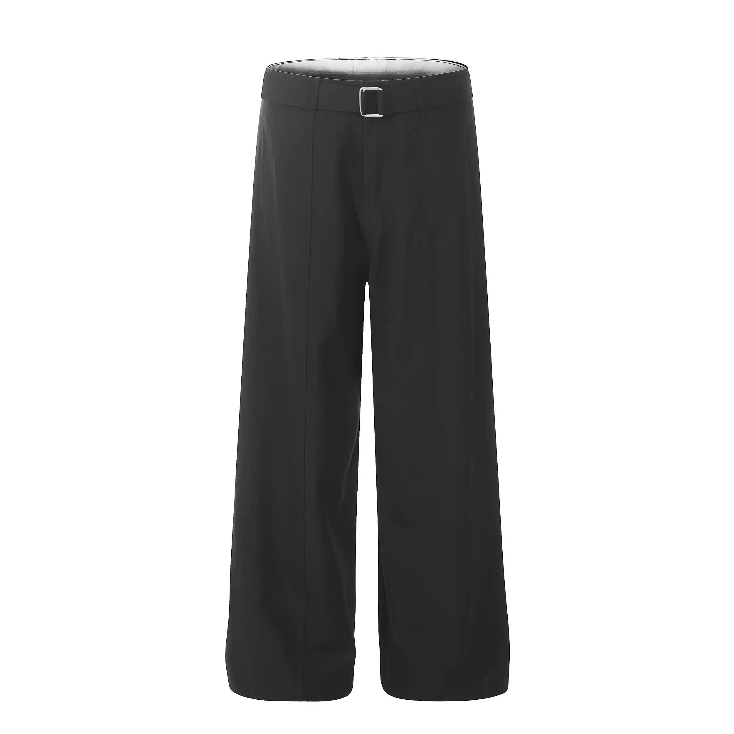 Casual Belted Strap Trousers
