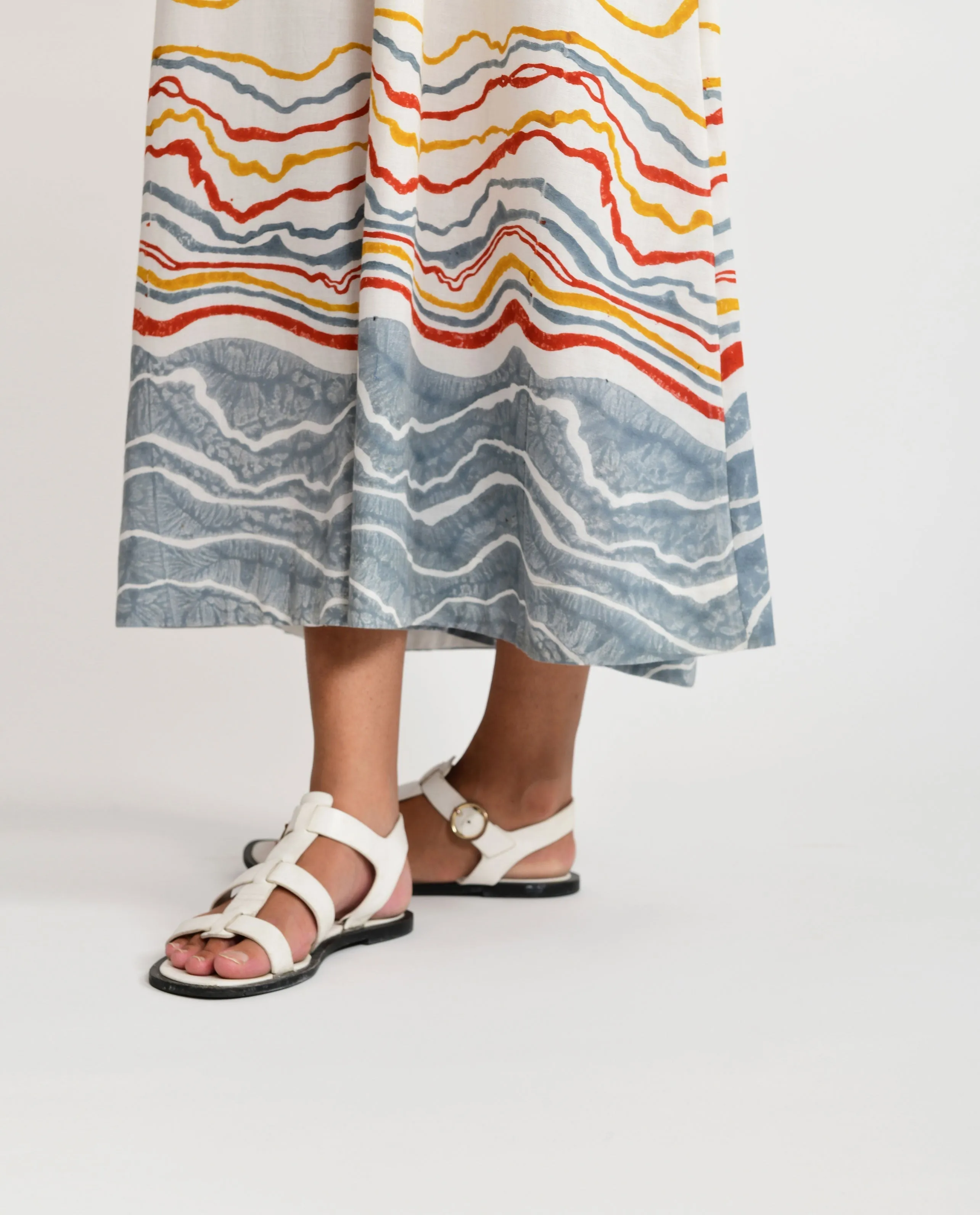 Casual Block Printed Jumpsuit