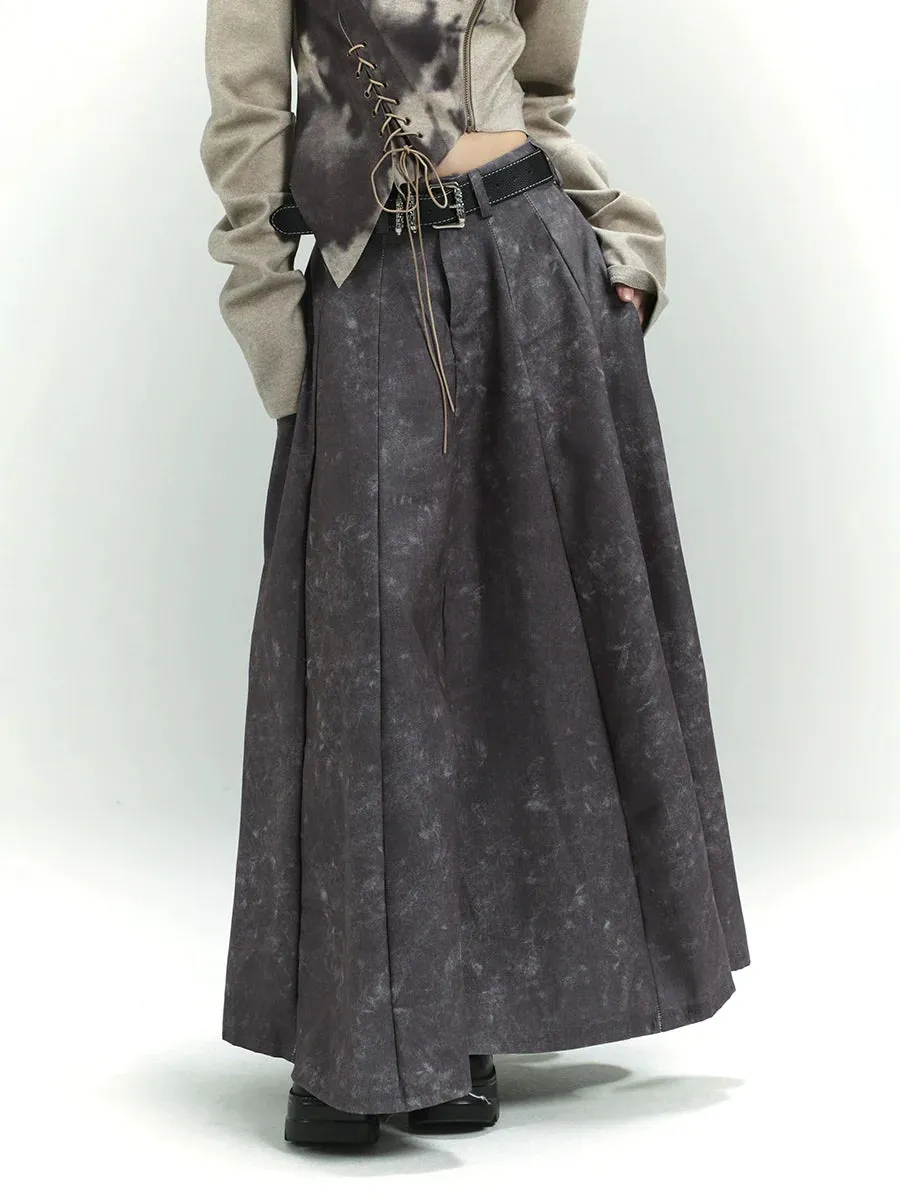 Casual Mopping Gray Skirt