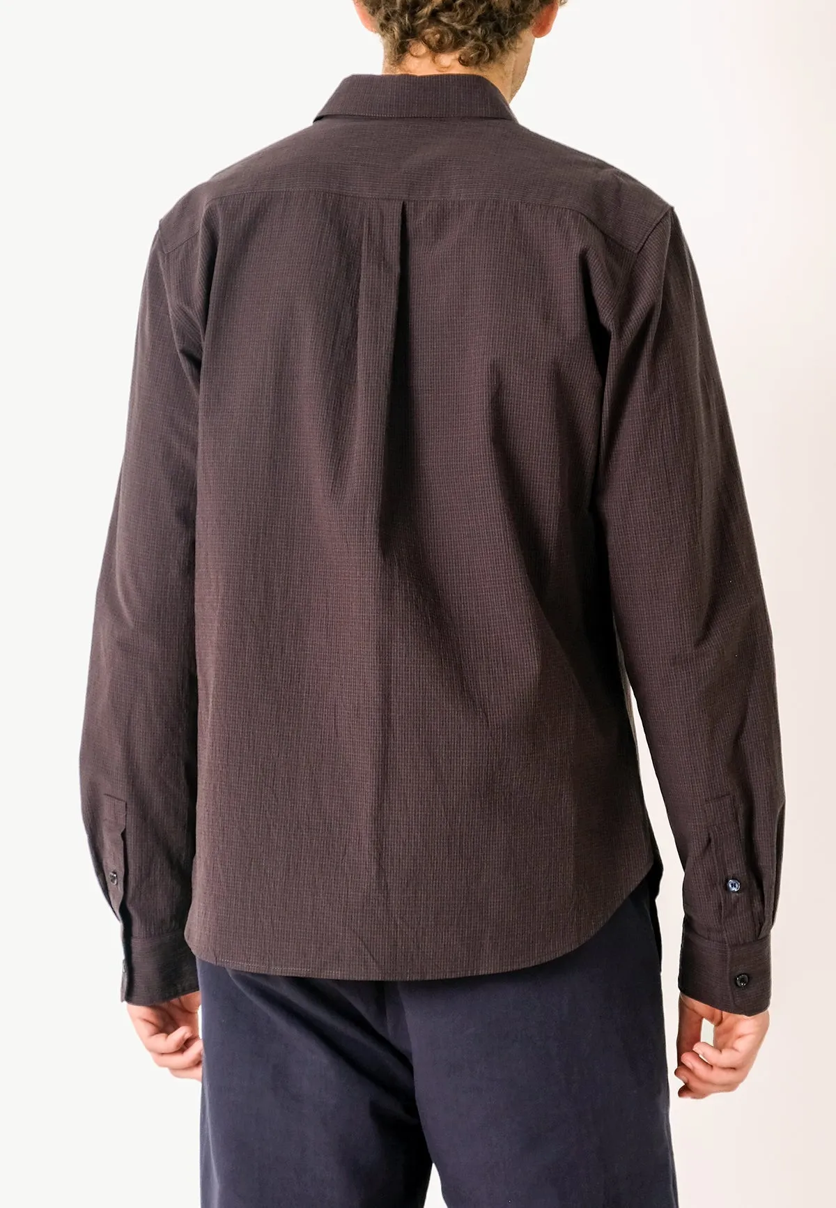 CASUAL SHIRT CHECK BROWN