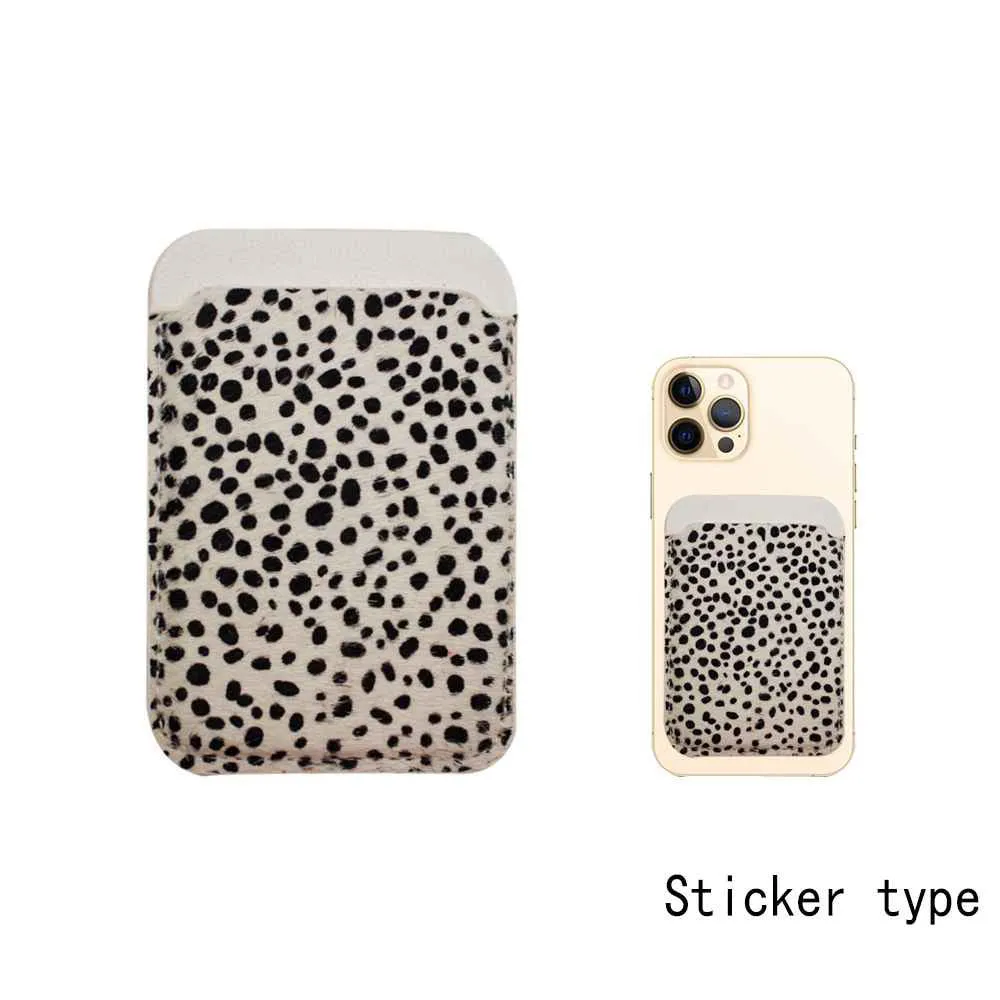 Cell Phone Stick On Card Wallet CH White (1 units)