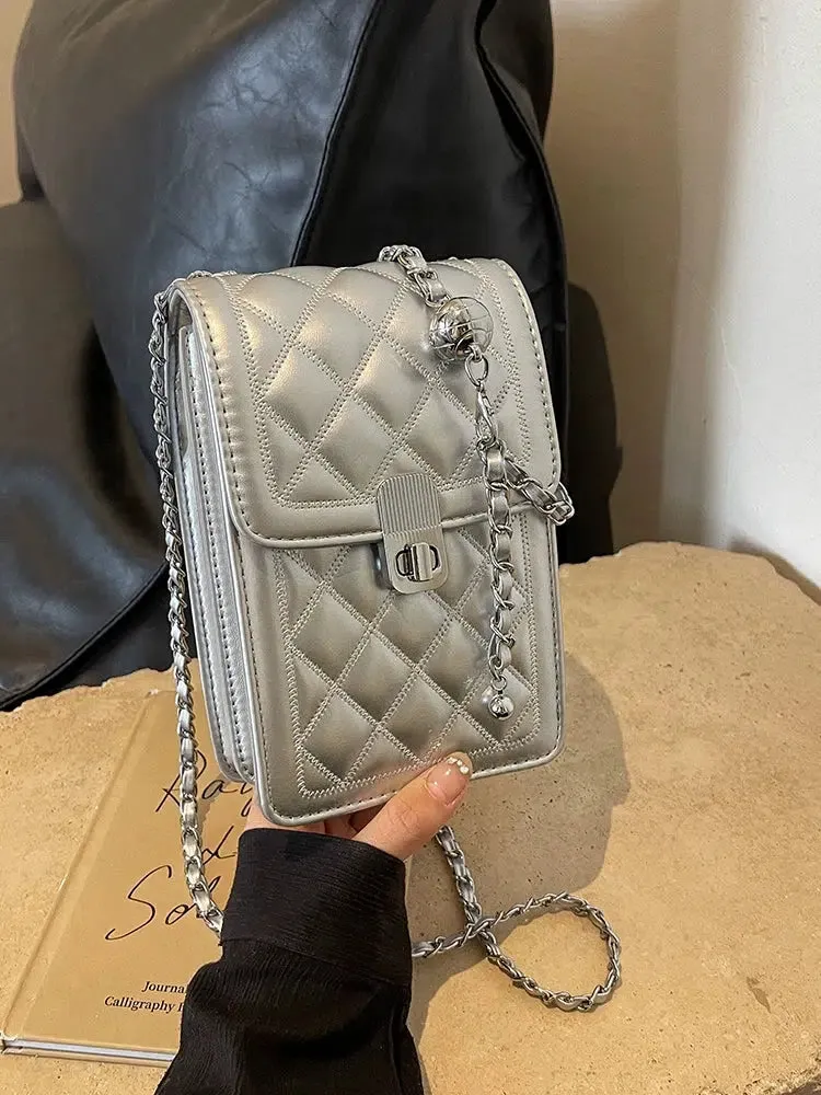 Chain Strap Crossbody Phone Bag