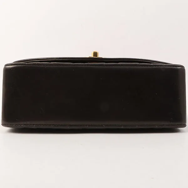 Chanel Around 1995 Made Diana Flap Chain Bag 23Cm Black