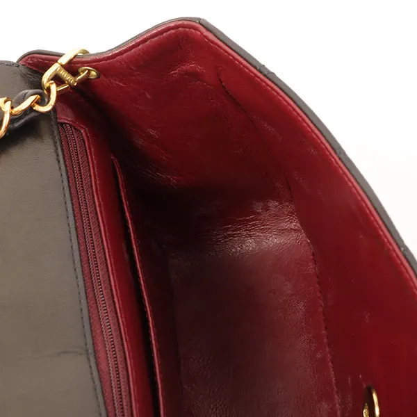 Chanel Around 1995 Made Diana Flap Chain Bag 23Cm Black