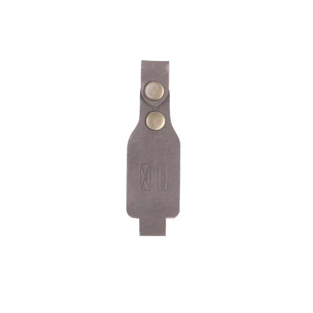 Charger Wrap - Grey Leather