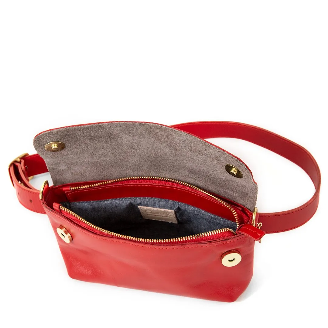 Cherry Red Fanny Pack