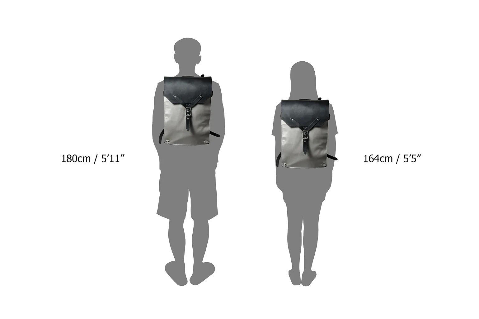 DESIGNER BACKPACK - grey