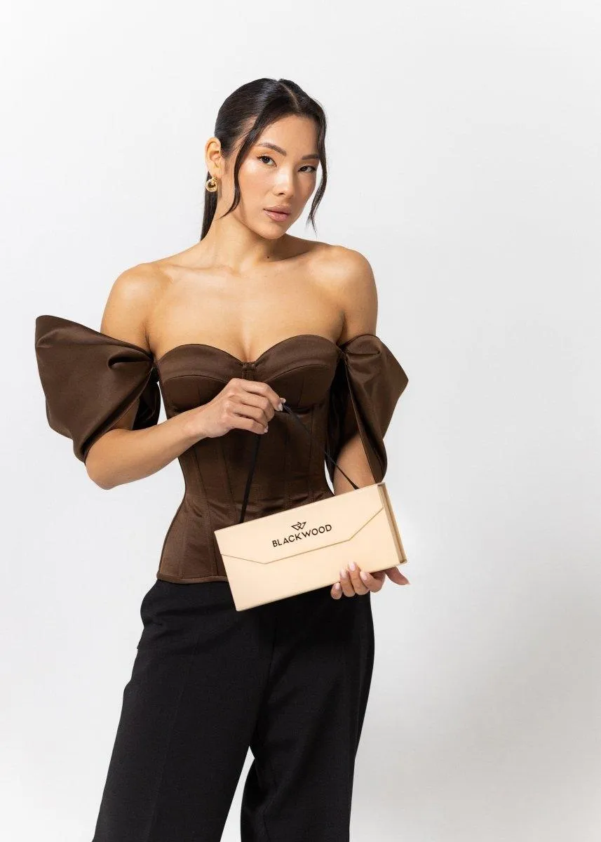 ESSENCE PHONE BAG BROWN