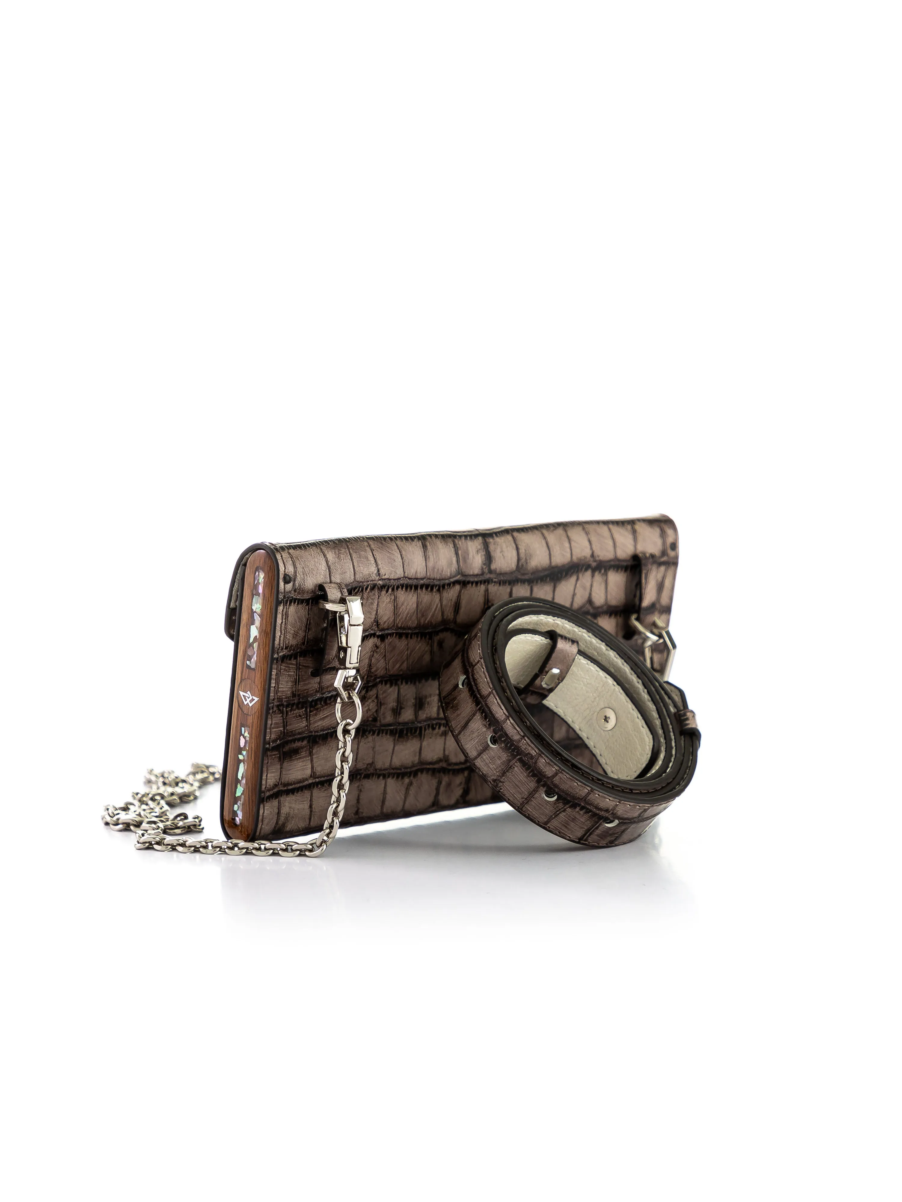 ESSENCE PHONE BAG BROWN