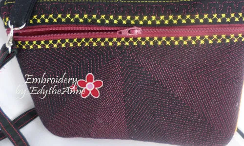 FAITH-BASED CROSS IN THE HOOP BAG w/FLAP - Digital Download