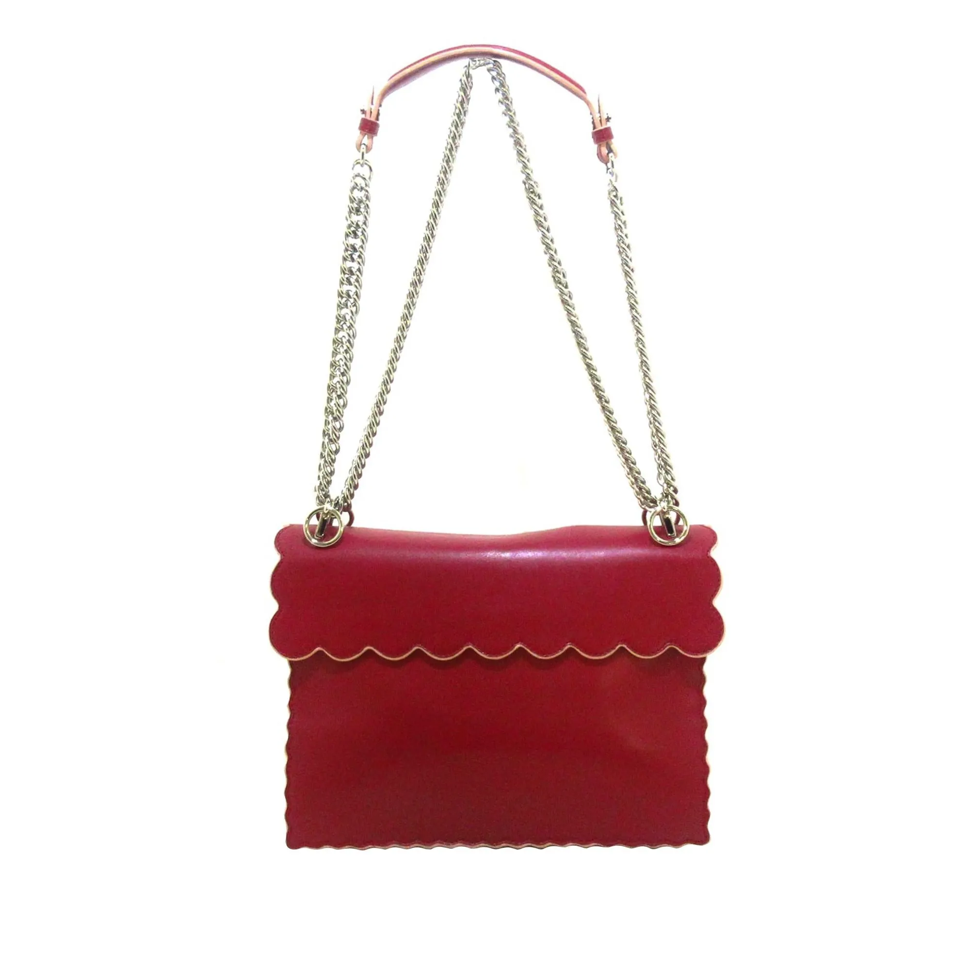 Fendi Scalloped Studded Kan I (SHG-WbsE95)