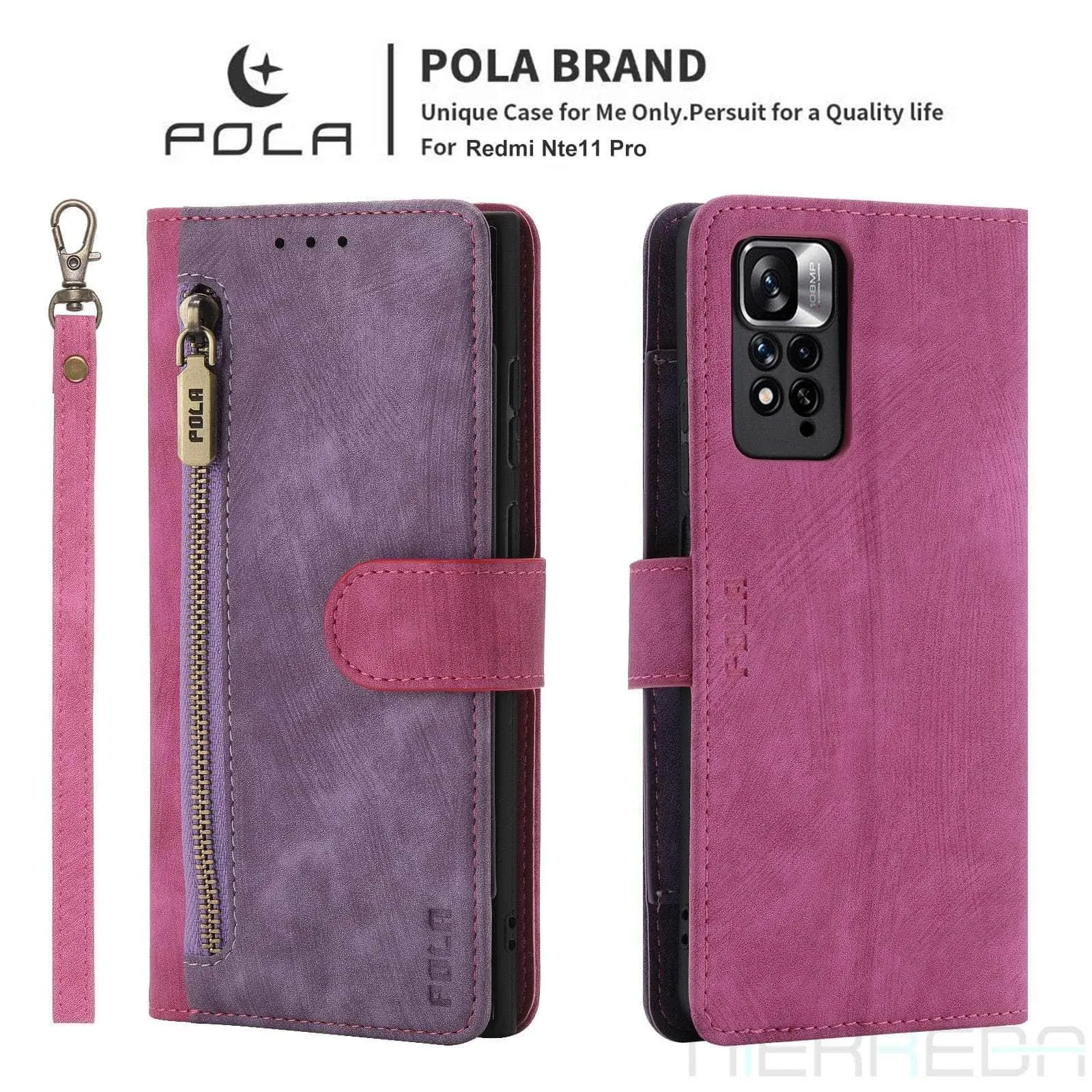 Galaxy A14 Anti-Theft Brush Leather Case