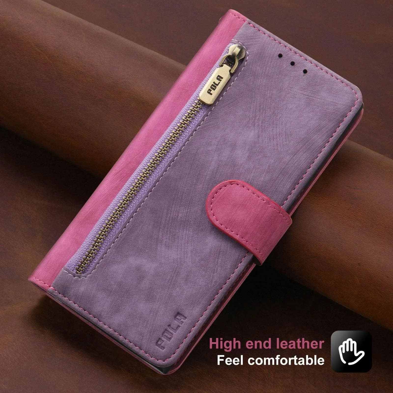 Galaxy A14 Anti-Theft Brush Leather Case