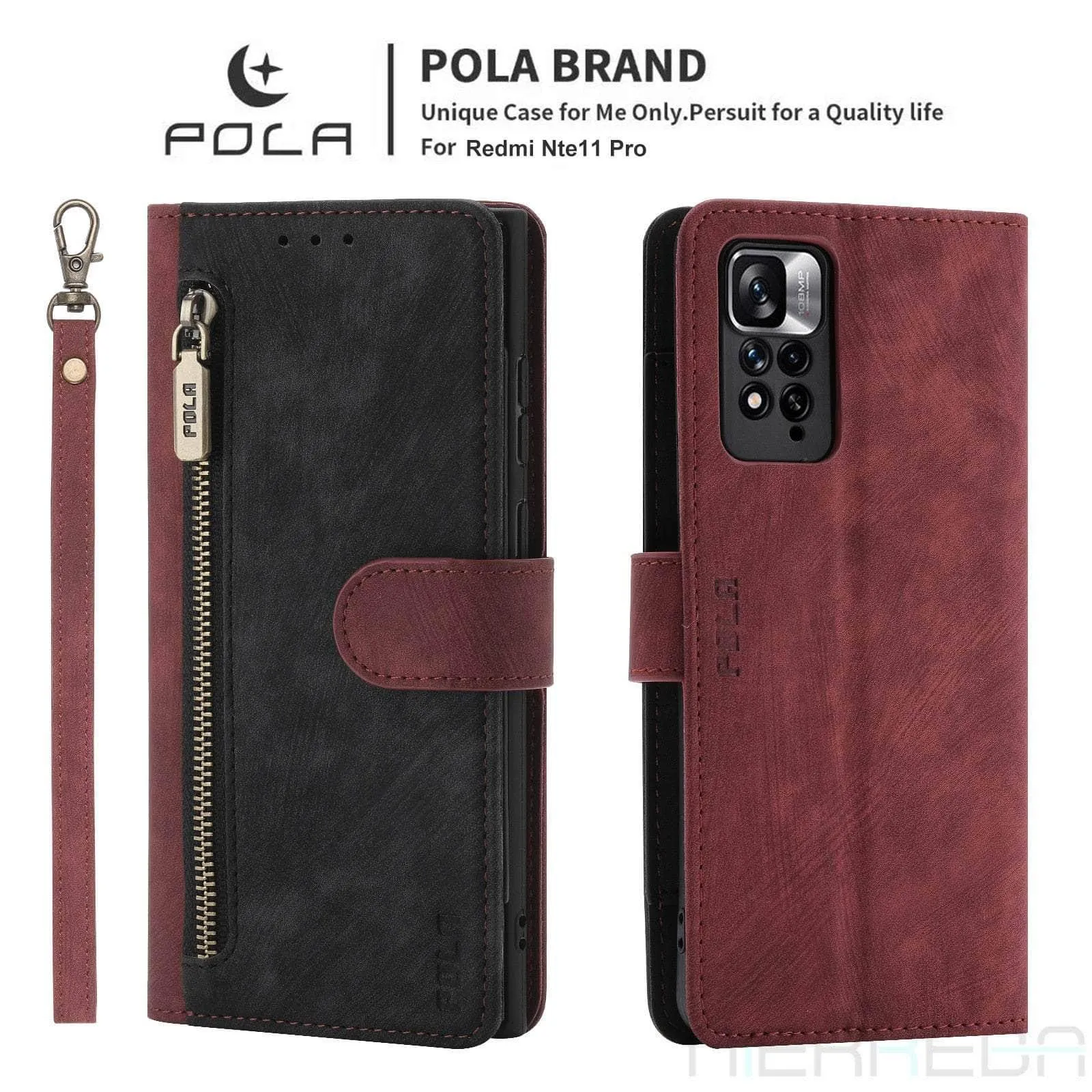 Galaxy A14 Anti-Theft Brush Leather Case