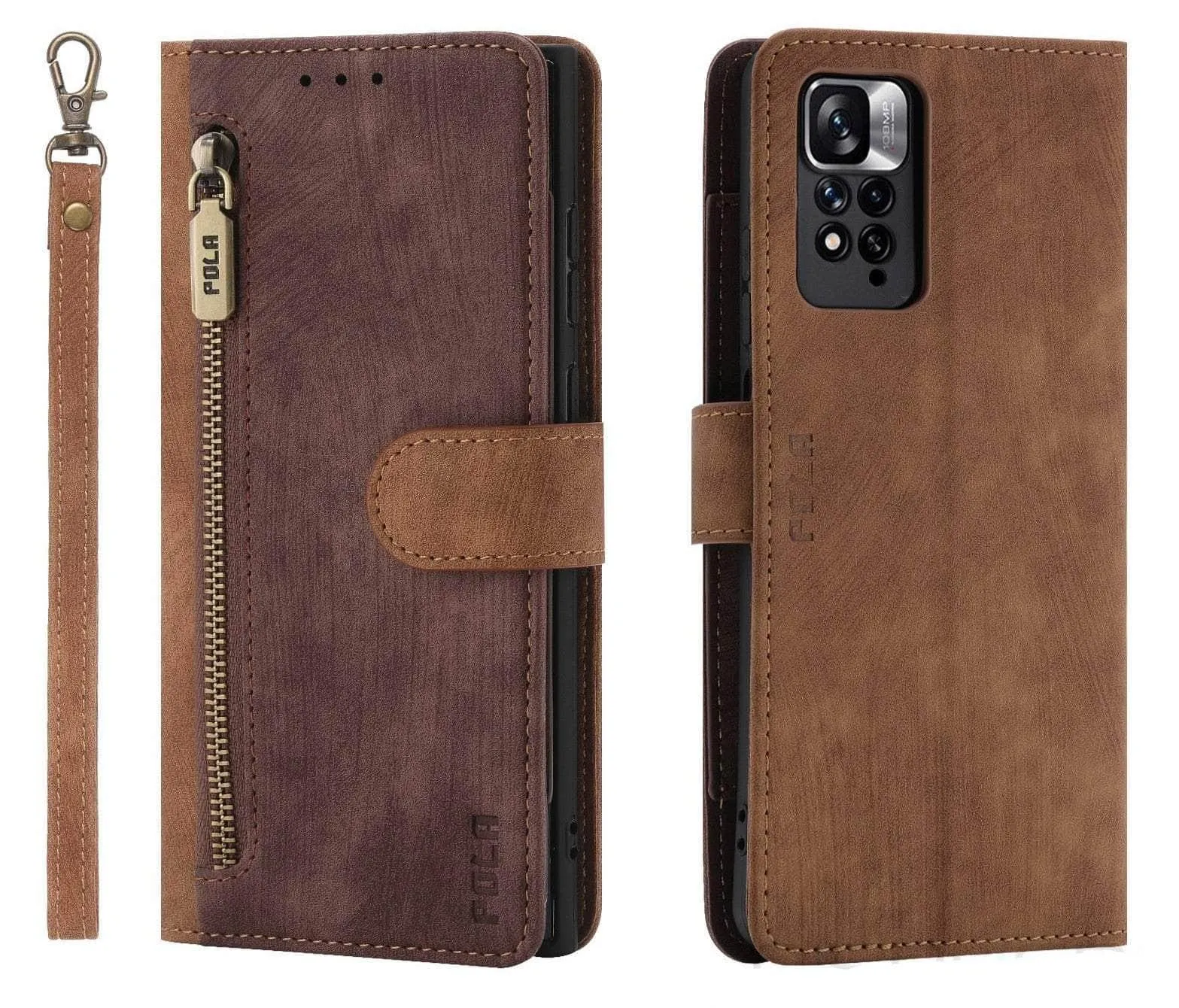 Galaxy A14 Anti-Theft Brush Leather Case