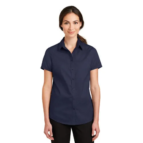 Julynn Rd. Port Authority® Ladies Short Sleeve SuperPro™ Twill Shirt L664