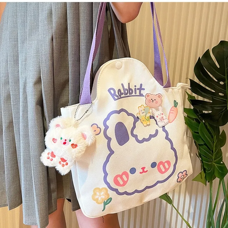 Kawaii Bear Rabbit Shoulder Bag
