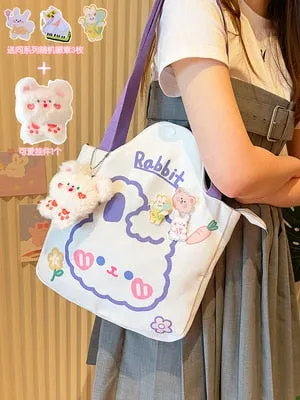 Kawaii Bear Rabbit Shoulder Bag