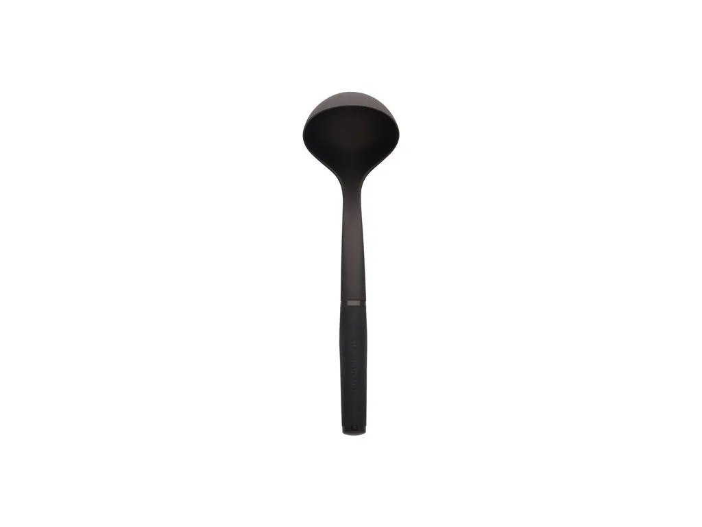 KitchenAid Soft Touch Ladle Nylon Black