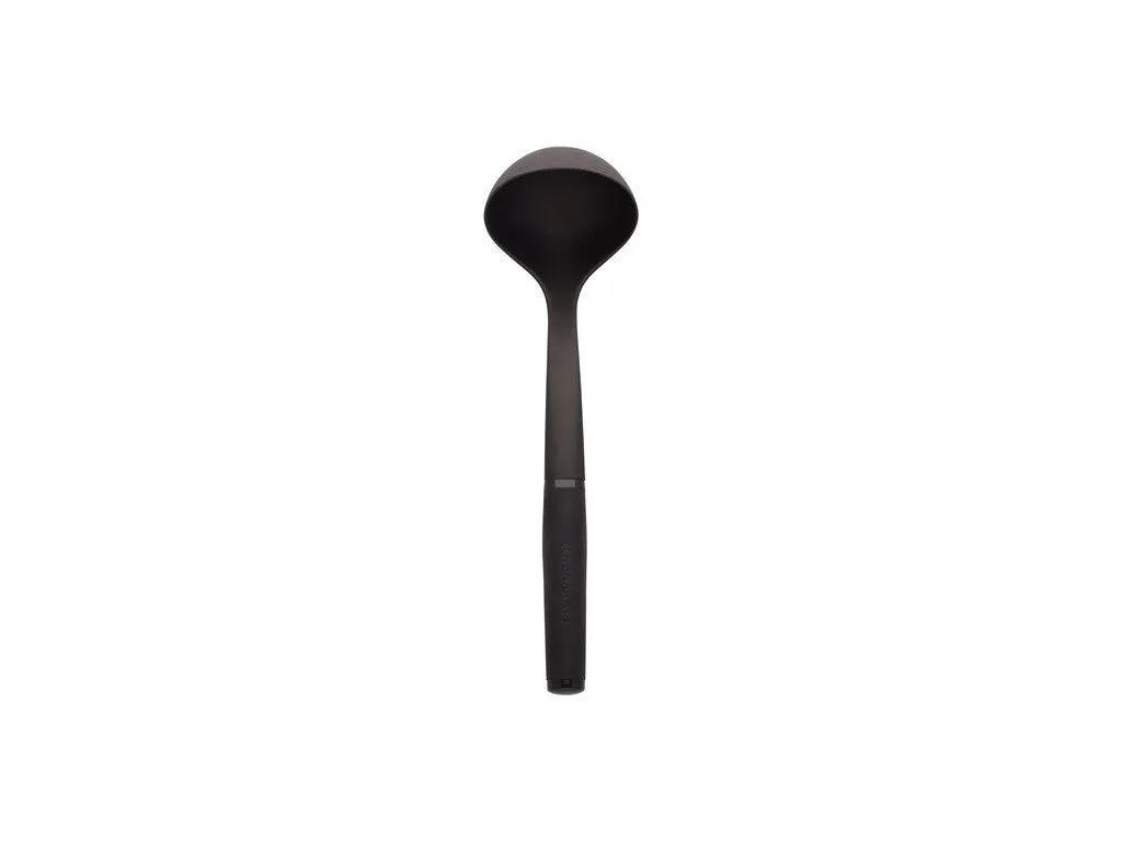 KitchenAid Soft Touch Ladle Nylon Black