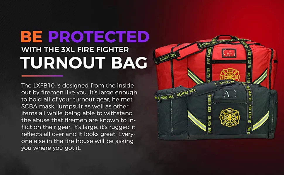 LXFB10 - 3XL Firefighter Step-In Turnout Gear Bag