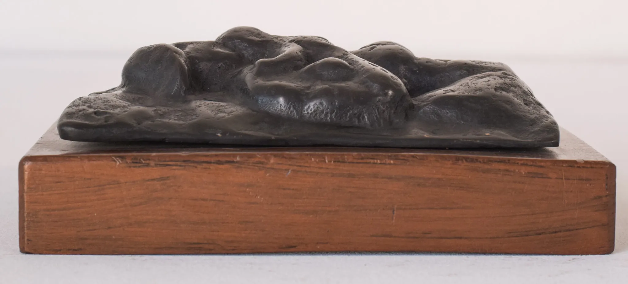 Manuel Martinez Hugué - Bronze Plaque of Mother and Child