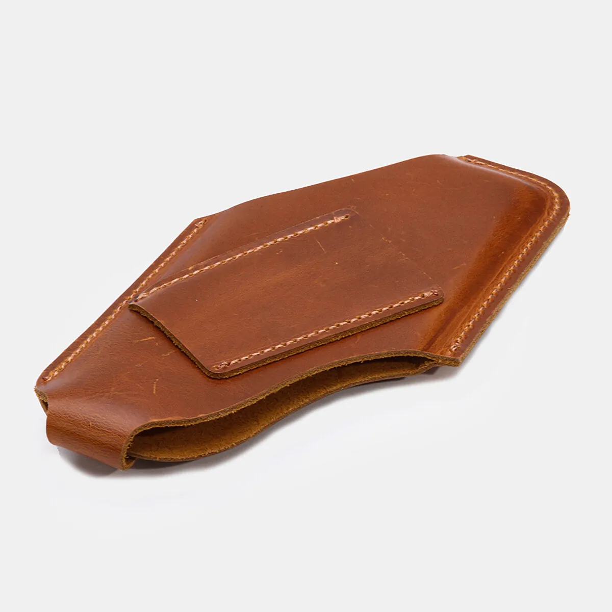 Men Genuine Leather Fanny Pack 4.7inch~6.5 inch Phone Bag Waist Bag Easy Carry EDC Bag For Outdoor