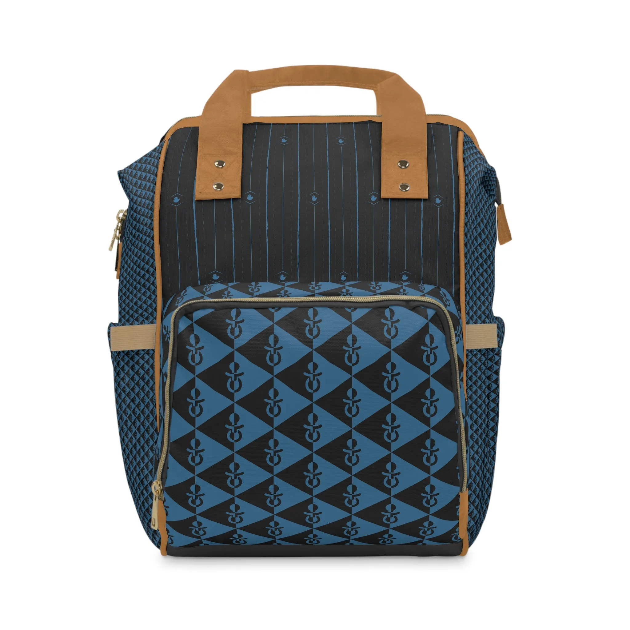 Multifunctional Diaper Backpack - Elegant Blue