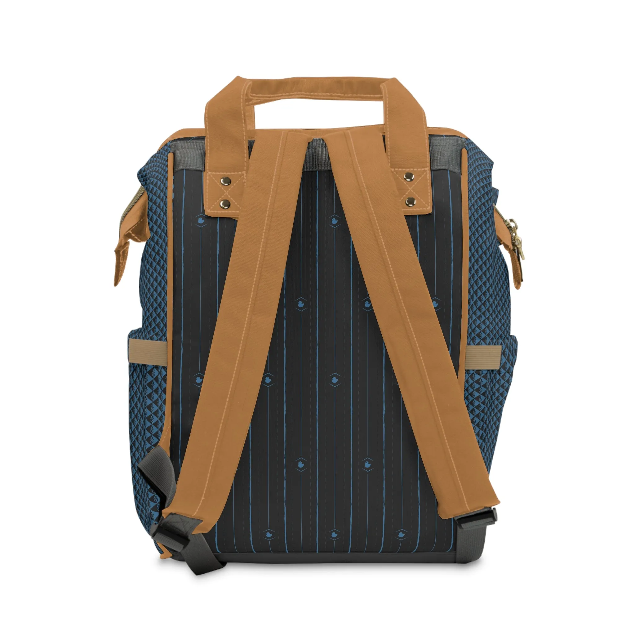 Multifunctional Diaper Backpack - Elegant Blue