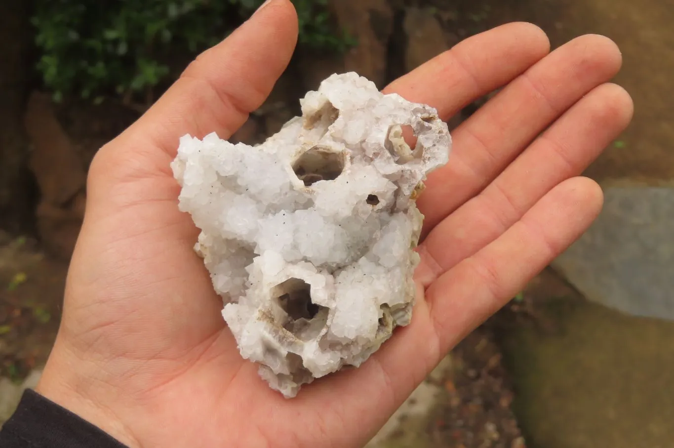Natural Drusy Mountain Quartz Specimens x 6 From Alberts Mountain, Lesotho