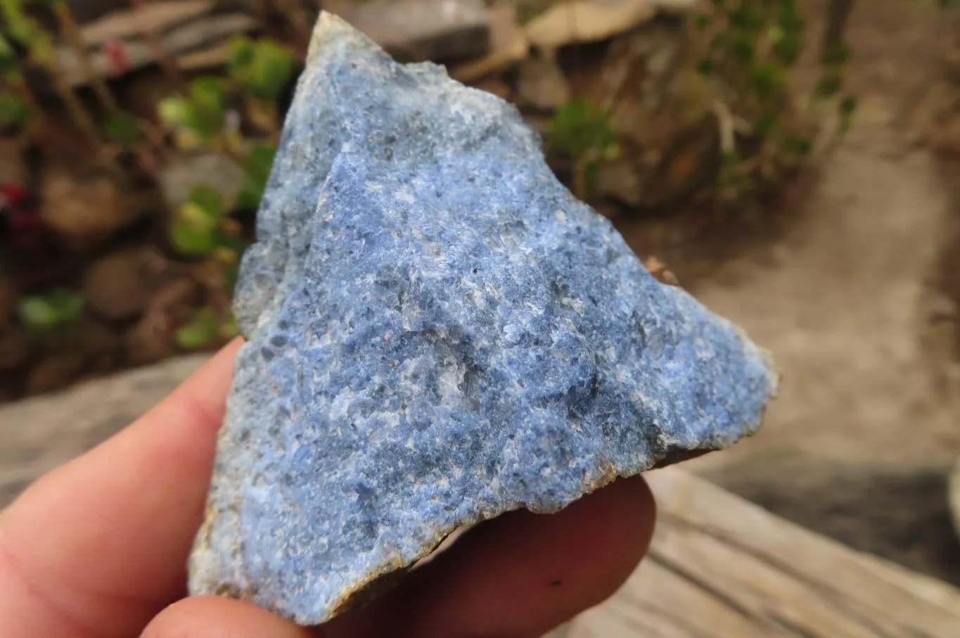 Natural Rare Dumortierite Cobbed Specimens x 24 From Mozambique