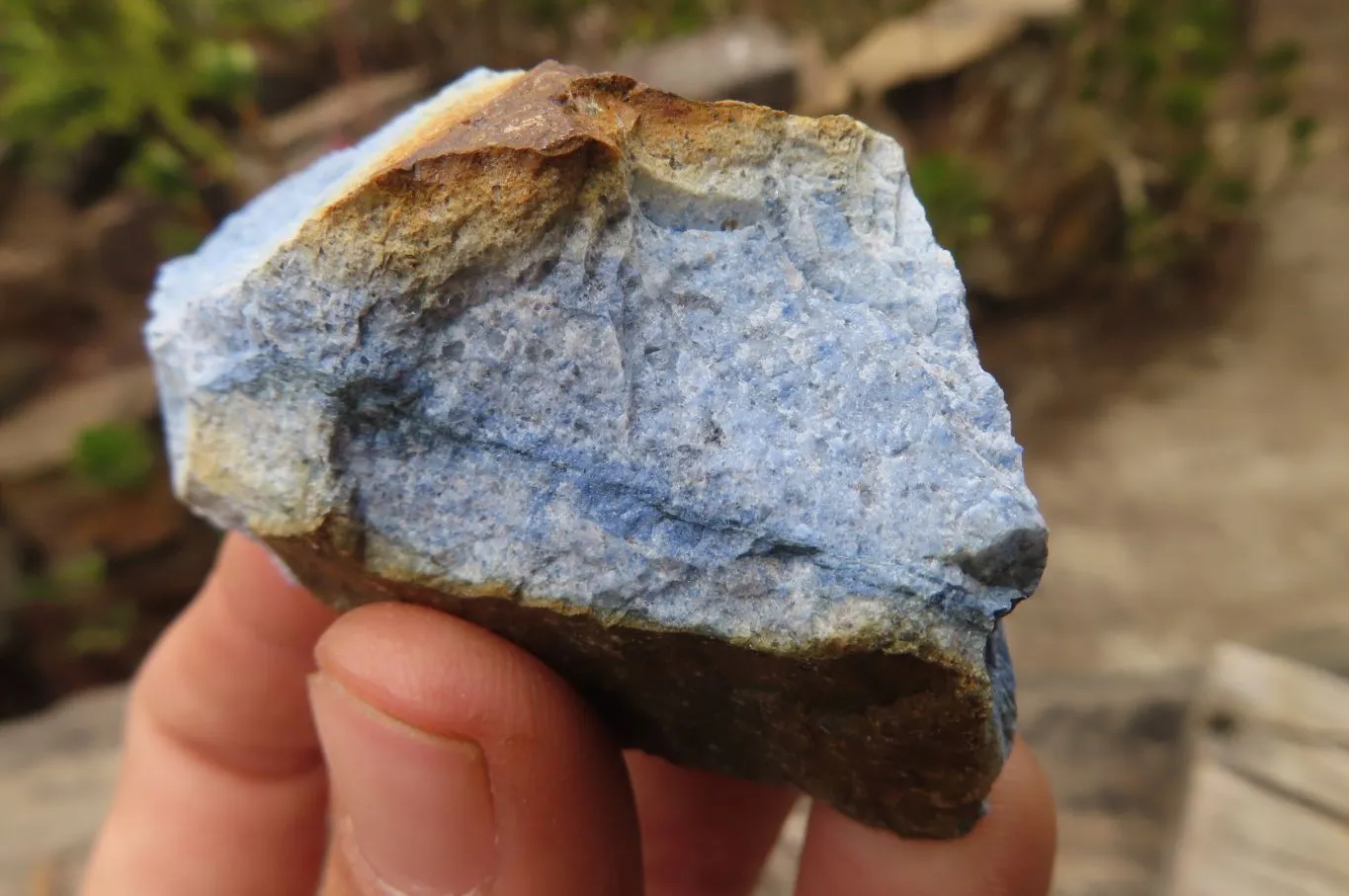 Natural Rare Dumortierite Cobbed Specimens x 24 From Mozambique